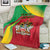 Saint Kitts and Nevis Blanket Coat Of Arms Sporty Style