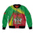 Personalized Saint Kitts and Nevis Bomber Jacket Coat Of Arms Sporty Style