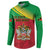 Personalized Saint Kitts and Nevis Button Sweatshirt Coat Of Arms Sporty Style