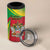 Personalized Saint Kitts and Nevis 4 in 1 Can Cooler Tumbler Coat Of Arms Sporty Style