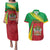 Personalized Saint Kitts and Nevis Couples Matching Puletasi and Hawaiian Shirt Coat Of Arms Sporty Style