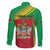 Personalized Saint Kitts and Nevis Family Matching Long Sleeve Bodycon Dress and Hawaiian Shirt Coat Of Arms Sporty Style