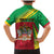 Personalized Saint Kitts and Nevis Family Matching Mermaid Dress and Hawaiian Shirt Coat Of Arms Sporty Style