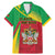 Personalized Saint Kitts and Nevis Family Matching Mermaid Dress and Hawaiian Shirt Coat Of Arms Sporty Style