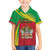 Personalized Saint Kitts and Nevis Family Matching Off Shoulder Maxi Dress and Hawaiian Shirt Coat Of Arms Sporty Style