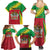 Personalized Saint Kitts and Nevis Family Matching Summer Maxi Dress and Hawaiian Shirt Coat Of Arms Sporty Style