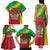 Personalized Saint Kitts and Nevis Family Matching Tank Maxi Dress and Hawaiian Shirt Coat Of Arms Sporty Style