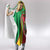 Saint Kitts and Nevis Hooded Blanket Coat Of Arms Sporty Style