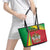 Saint Kitts and Nevis Leather Tote Bag Coat Of Arms Sporty Style