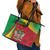 Saint Kitts and Nevis Leather Tote Bag Coat Of Arms Sporty Style