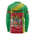 Personalized Saint Kitts and Nevis Long Sleeve Shirt Coat Of Arms Sporty Style