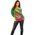 Personalized Saint Kitts and Nevis Off Shoulder Sweater Coat Of Arms Sporty Style