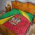 Saint Kitts and Nevis Quilt Coat Of Arms Sporty Style