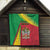 Saint Kitts and Nevis Quilt Coat Of Arms Sporty Style