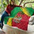 Saint Kitts and Nevis Quilt Coat Of Arms Sporty Style