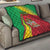 Saint Kitts and Nevis Quilt Coat Of Arms Sporty Style