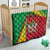 Saint Kitts and Nevis Quilt Coat Of Arms Sporty Style