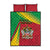 Saint Kitts and Nevis Quilt Bed Set Coat Of Arms Sporty Style