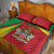 Saint Kitts and Nevis Quilt Bed Set Coat Of Arms Sporty Style