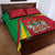 Saint Kitts and Nevis Quilt Bed Set Coat Of Arms Sporty Style