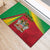 Saint Kitts and Nevis Rubber Doormat Coat Of Arms Sporty Style