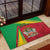 Saint Kitts and Nevis Rubber Doormat Coat Of Arms Sporty Style