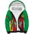 Personalized Saint Kitts and Nevis Sherpa Hoodie Coat Of Arms Sporty Style