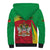 Personalized Saint Kitts and Nevis Sherpa Hoodie Coat Of Arms Sporty Style