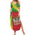 Personalized Saint Kitts and Nevis Summer Maxi Dress Coat Of Arms Sporty Style