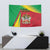 Saint Kitts and Nevis Tapestry Coat Of Arms Sporty Style