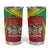 Personalized Saint Kitts and Nevis Tumbler Cup Coat Of Arms Sporty Style