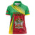 Personalized Saint Kitts and Nevis Women Polo Shirt Coat Of Arms Sporty Style