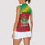 Personalized Saint Kitts and Nevis Women Sleeveless Polo Shirt Coat Of Arms Sporty Style