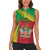 Personalized Saint Kitts and Nevis Women Sleeveless Polo Shirt Coat Of Arms Sporty Style