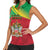 Personalized Saint Kitts and Nevis Women Sleeveless Polo Shirt Coat Of Arms Sporty Style