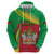 Personalized Saint Kitts and Nevis Zip Hoodie Coat Of Arms Sporty Style