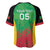 Custom Saint Kitts and Nevis Cricket Baseball Jersey Simple Style