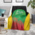 Saint Kitts and Nevis Cricket Blanket Simple Style