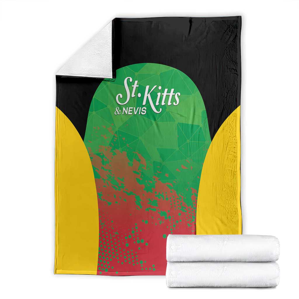 Saint Kitts and Nevis Cricket Blanket Simple Style