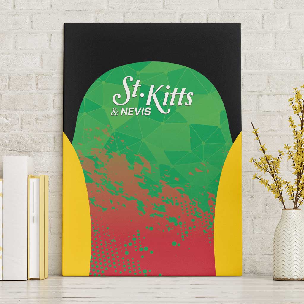 Saint Kitts and Nevis Cricket Canvas Wall Art Simple Style