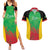 Custom Saint Kitts and Nevis Cricket Couples Matching Summer Maxi Dress and Hawaiian Shirt Simple Style