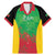 Custom Saint Kitts and Nevis Cricket Family Matching Mermaid Dress and Hawaiian Shirt Simple Style