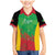 Custom Saint Kitts and Nevis Cricket Family Matching Mermaid Dress and Hawaiian Shirt Simple Style