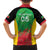 Custom Saint Kitts and Nevis Cricket Family Matching Off The Shoulder Long Sleeve Dress and Hawaiian Shirt Simple Style