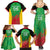 Custom Saint Kitts and Nevis Cricket Family Matching Summer Maxi Dress and Hawaiian Shirt Simple Style