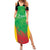 Custom Saint Kitts and Nevis Cricket Family Matching Summer Maxi Dress and Hawaiian Shirt Simple Style