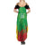 Custom Saint Kitts and Nevis Cricket Family Matching Summer Maxi Dress and Hawaiian Shirt Simple Style