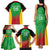 Custom Saint Kitts and Nevis Cricket Family Matching Tank Maxi Dress and Hawaiian Shirt Simple Style