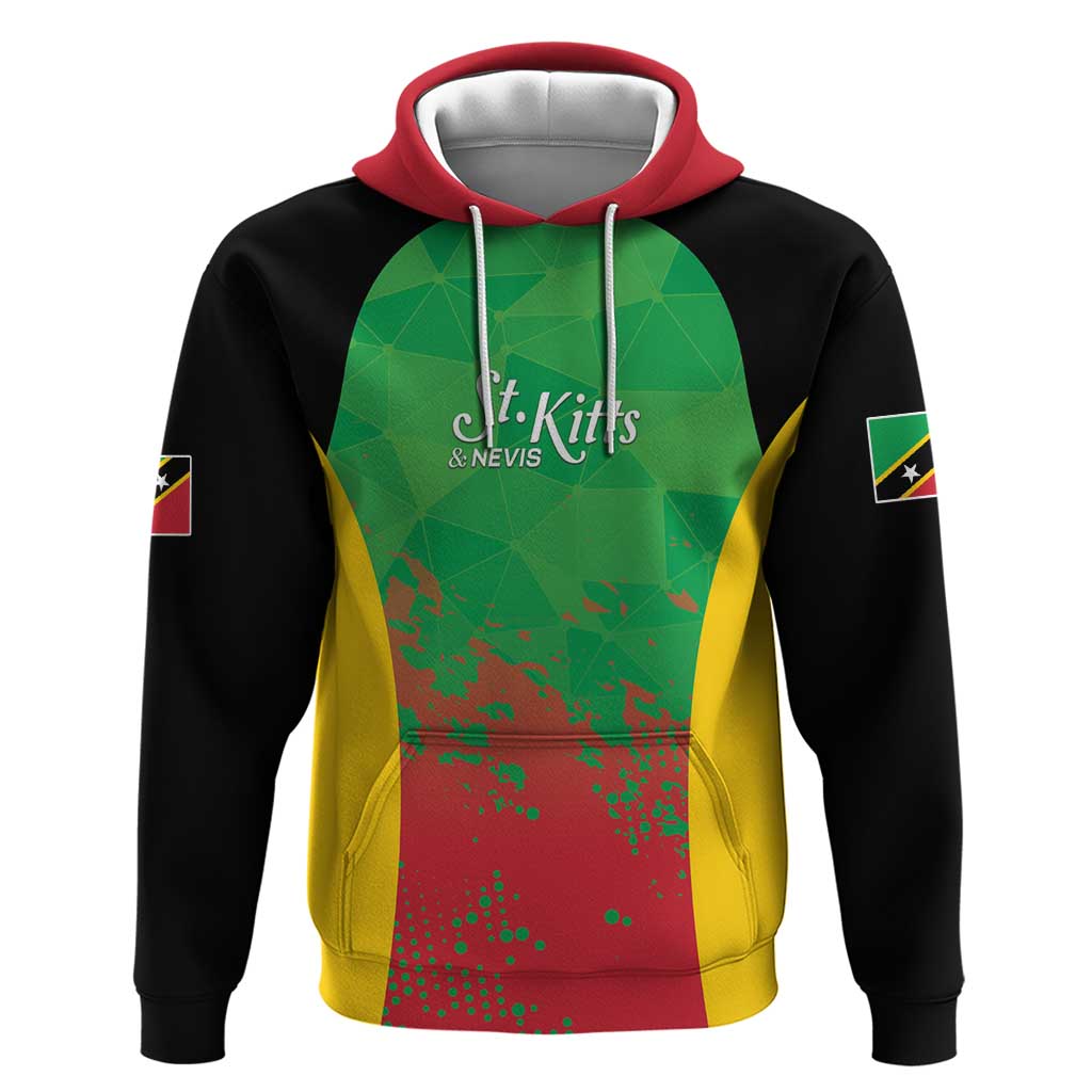 Custom Saint Kitts and Nevis Cricket Hoodie Simple Style