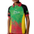 Custom Saint Kitts and Nevis Cricket Kid Polo Shirt Simple Style